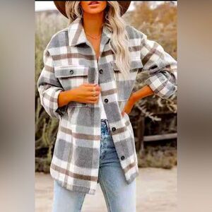 Plaid Flannel Jacket